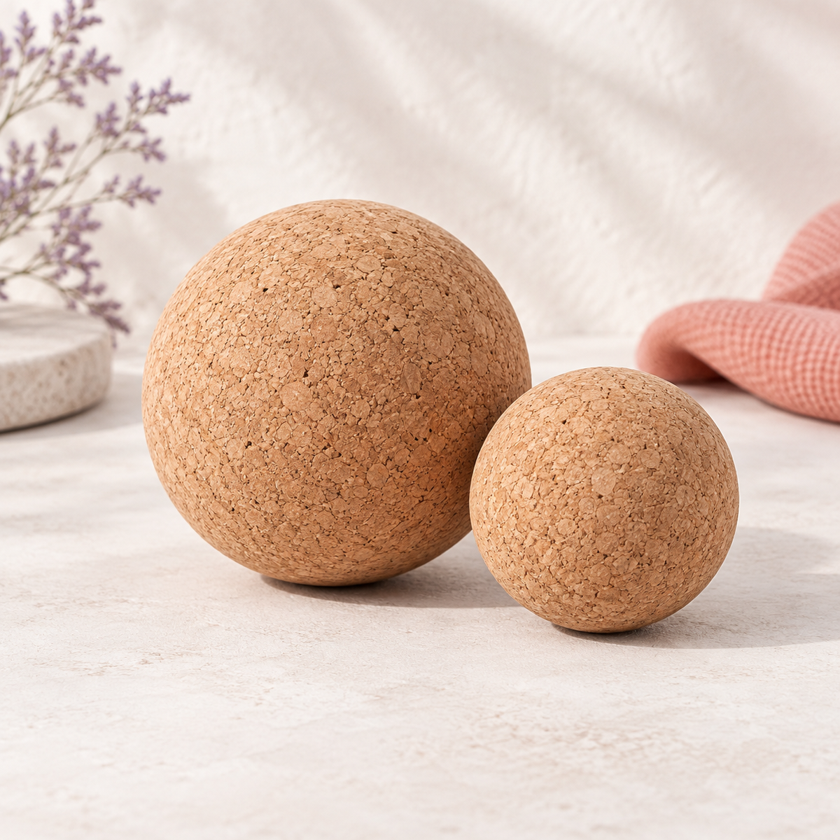 Cork Massage Ball Set — hero