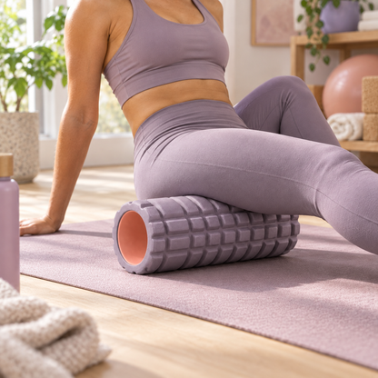 Textured Foam Roller — lifestyle
